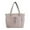 Khaki, variant on Wandering Nature Puffer Tote Bag with Cup Holder & Laptop Compartment & Trolley Sleeve for Travel, Work, Nurse, Women