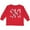 Red, variant on Ski Rough Text Dark Boys Long Sleeve Toddler T-Shirt