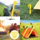 thumbnail image 5 of BEMS-25 estacas amarillas para tienda, clavijas de plástico para acampar, estacas duraderas para tienda, pesadas, 5 of 5