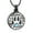 Black, variant on Paw Print Urn Necklace For Ashes Dog Cat Charms Pendant Cremation Jewelry Cat Dog Memorial Gifts Stainless Steel Urn Necklace Ash Holder for Women Men