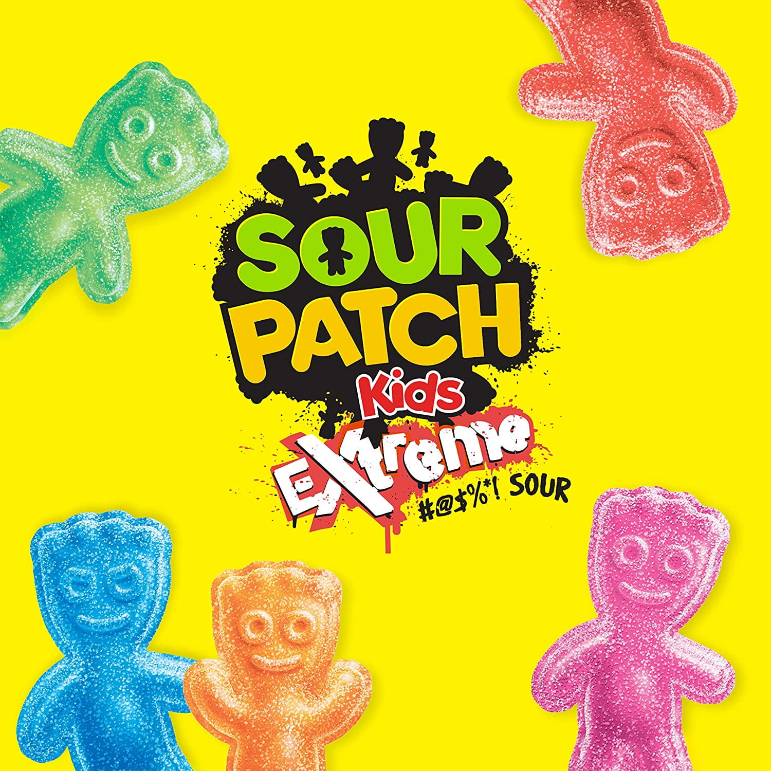 SOUR PATCH KIDS Extreme Sour Soft & Chewy Candy, 12 - 7.2 oz Bags