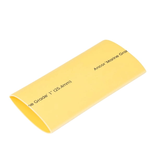 Tubo termorretráctil Ancor 307948 amarillo de 1 cm x 122 cm