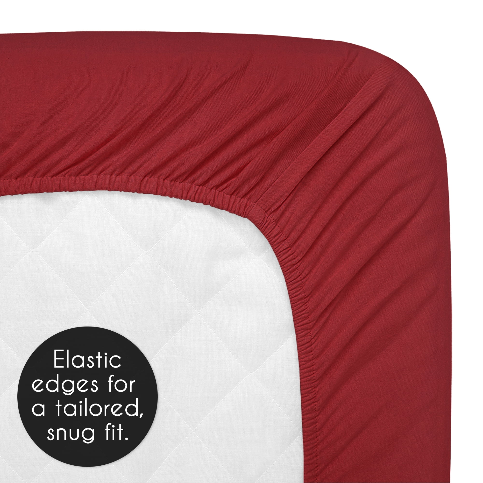 Sweet Jojo Designs Rustic Patch Red and Black Fitted Crib Sheet