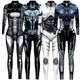 thumbnail image 2 of Mono de robot punk, mono sexy para mujer, disfraz de cosplay, mono de Halloween Zentai ciberpunk, 2 of 5