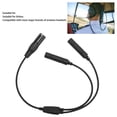 thumbnail image 4 of Aviation Headset Adapter, Aviation Headphone Cable Stable Performance GA Dual Plug To 5 Pin XLR Plug and Play  for Most Of Aviation Headsets, 4 of 7