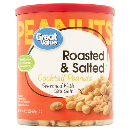 Great Value Party Peanuts, 16 oz