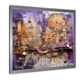 thumbnail image 2 of Designart "Timeless Collage in Purple and Yellow III" Fashion Framed Wall Art Decor - Glam Purple Classics Bedroom Framed Canvas Wall Art, 2 of 6