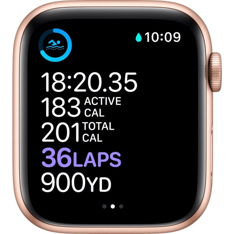 Restored Apple Watch Series 6 GPS + Cellular, 44mm Gold Aluminum