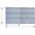 thumbnail image 2 of 2pc Matte Cast Iron Cooking Grid for  Kenmore, Permasteel Gas Grills 31, 2 of 2