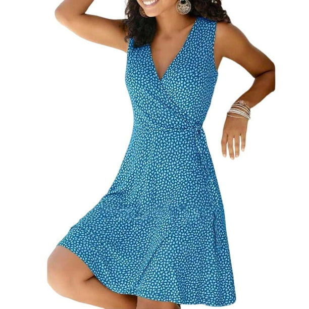 Polyester dresses summer sale