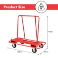 thumbnail image 3 of Topcobe Handling Heavy Duty Sheetrock Sheet Panel Service Cart, Moving Platform Hand Truck, Easy Storage, 3 of 8