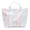 colorD, variant on Hersfrd Pvc Lightweight Canvas Handbag Large Capacity Portable Travel Shoulder Bag Striped Pattern Tote Pouch Commuting Work Handbags (Colored)