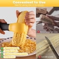 thumbnail image 4 of Corn Peeler, Corn Stripper Knife, Kitchen Corn Cob Remover Serrated Vertical Blade Remover, 4 of 10