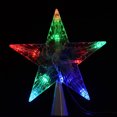 thumbnail image 3 of CAROOTU Large Christmas Tree Topper Star Lights Lamp Multi Color Decoration 100-240V, 3 of 5