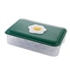 thumbnail image 1 of Bandeja para huevos con tapa Macarena 24 rejillas organizador de huevos para nevera verde, 1 of 8