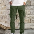thumbnail image 1 of Mens Cargo Pants for Men – Spring and Autumn Loose Fit Straight Pants with Multiple Pockets and Tooling Pocketing, 1 of 7