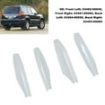 thumbnail image 4 of Roof Rack Rails End Cap, Colorfast Roof Cargo Rack End Cover Shell Cap Trim, ABS Materials, Fit for GX470 2003-2009, 4pcs, 4 of 7