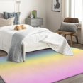 thumbnail image 4 of Ombre Area Rugs for Bedroom Living Room - 5x8 ft - Colourful Carpet for Home Decor - Gradient Color Patterned Decorative Indoor Large Rug - Washable & Soft & Non Slip & Low Pile (ZF&8776), 4 of 7