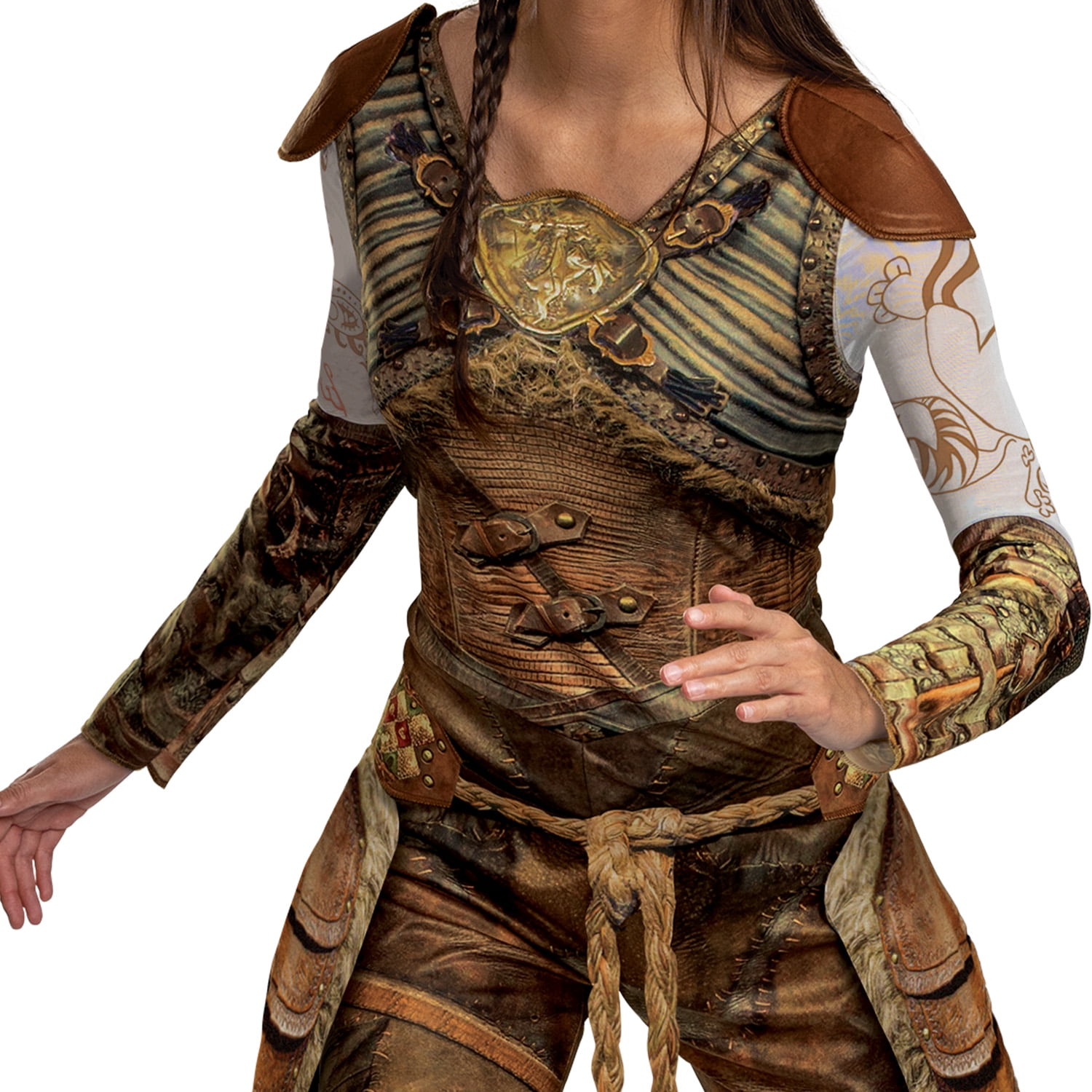 Halloween Dungeons & Dragons Womens Holga Classic Costume, by Disguise, Size L