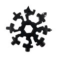 thumbnail image 1 of Multiherramienta portátil con forma de copo de nieve HUOGUO, 20 en 1, con llavero, 1 of 5
