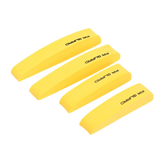Riwesomey Tira protectora de espuma EVA para puerta de coche, juego de protector contra arañazos para parachoques, barra adhesiva Herramientas de reparación de automóviles Amarillo