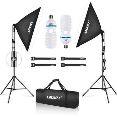IN-A-ZOLRK 20"x28" Professional Camera Light Kit Photography Softboxes