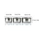 thumbnail image 3 of Bearachild 3 Pieces/Set Dumpling Skin Mould Maker Making Doughs Cooking Pastry DIY Bakeware Tool Stainless Steel Baking for Restaurant Type3 NO3, 3 of 6
