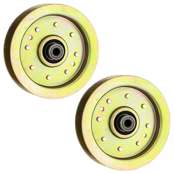 8TEN Flat Idler Pulley for Cub Cadet MTD Z-force 02004447 2 Pack 810-CID2237L
