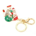 thumbnail image 1 of Encanto del llavero de Navidad, llavero de Papá Noel Llavero de Papá Noel Llavero de Papá Noel con diamantes de imitación Diseño a prueba de futuro, 1 of 14