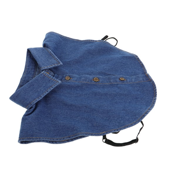 MLINS Women Fake Collar Detachable Half Shirts Blouse Collar Solid Color Denim Fake Collar False Shirt Collar Dickey Collars Removable Choker Blouse Top For Women Girls