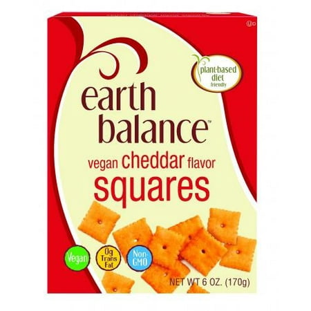 Earth Balance Vegan Cheddar Flavor Squares, 6 Oz