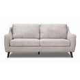 thumbnail image 1 of Topline Home Furnishings Sofa, Beige Fabric, 1 of 4