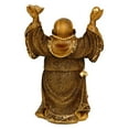 thumbnail image 2 of Oriental Furniture 12" Standing Prosperity Buddha Statue, decorative item, living room, 2 of 2