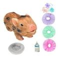 thumbnail image 2 of Mini cerdito renacido realista para niños que juegan al rol Marrón, 2 of 9