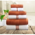 thumbnail image 4 of HURBANE Home Highly Absorbent 6 Pc Orange Bath Combo Set, 4 of 5