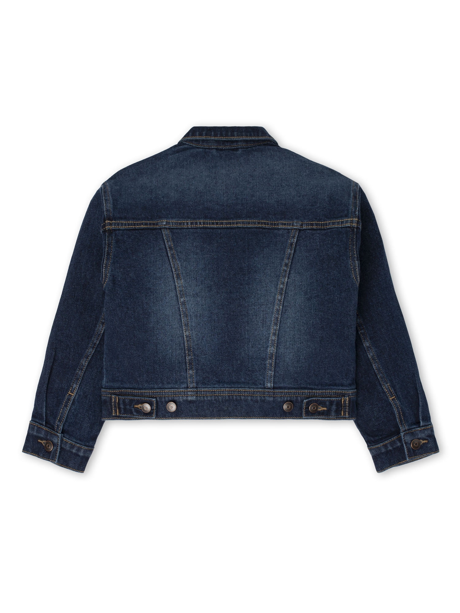 Wonder Nation Girls Denim Jacket, Sizes 4-18 & Plus