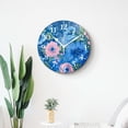 thumbnail image 4 of 14 Inch Wall Clock Battery Operated Silent Clock Decorative for Office, Kitchen, Outdoor, Living Room，Spring in Your Step Stunning, 4 of 4