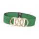 thumbnail image 4 of Cinturones de vestir para mujer, corsés, estilo vintage, moda casual, elástico elegante Verde, 4 of 9