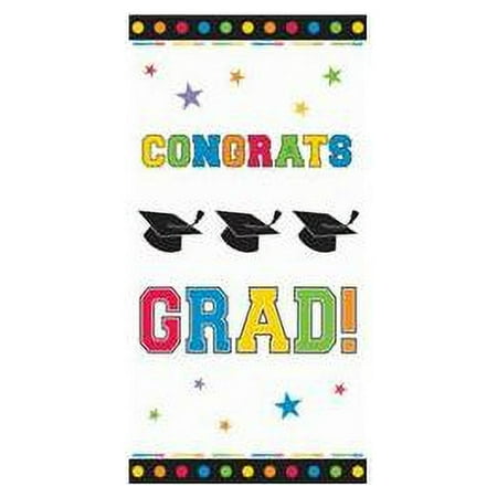 Amscan 220530 Dazzling Grad Graduation Plastic Door Cover