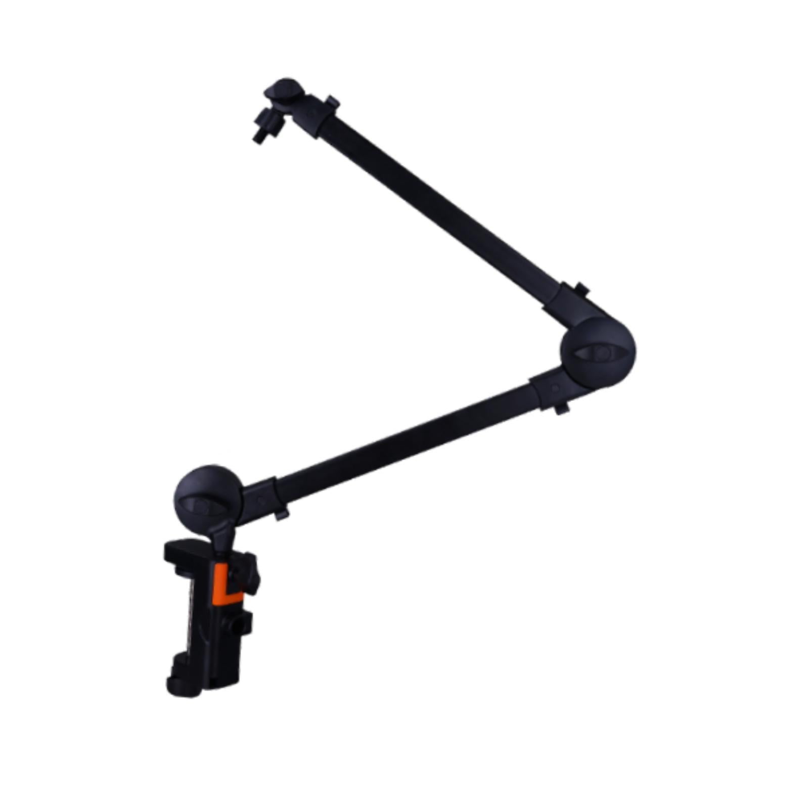 MERIGLARE Microphone Arm Mic Holder Easily Install Professional Heavy Duty Adjustable for Studio Video Gaming Podcasting Accessory without clip