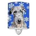 thumbnail image 1 of Carolines Treasures SC9778CNL Scottish Deerhound Winter Snowflakes Ceramic Night Light, 1 of 2