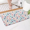 thumbnail image 4 of Colorful Cartoon Dinosaurs Fossils Pattern Bathroom Rugs Mat,Non Slip Microfiber Bathroom Rug,Rubber Backing,Soft Bathroom Mats for Bathroom Floor,Tub and Shower,17x30in(43x75cm), 4 of 5