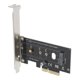 thumbnail image 4 of Ssd Adapter Card Pci-e To Ngff Card Pci-e Riser Card Host Controller Expansion Card SSD Adapter Card PCIE 3.0 X4 To M.2 NGFF Hard Drive Universal Host Controller Expansion, 4 of 8