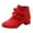 Red, variant on Generic Children Baby Girls Princess Casual Shoes Short Single Boots Bowknot Side Zipper Dress Warm Snow Boots Wedding Party Christmas Princess Dress Shoes (4-4.5 Years,Black)