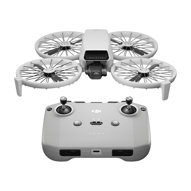 DJI Flip, dron con cámara 4K UHD para adultos, < 249 g, estabilización en 3 ejes, transmisión de vídeo a 13 km, despegue desde la palma, retorno automático, tiempo máx. vuelo de 31 min