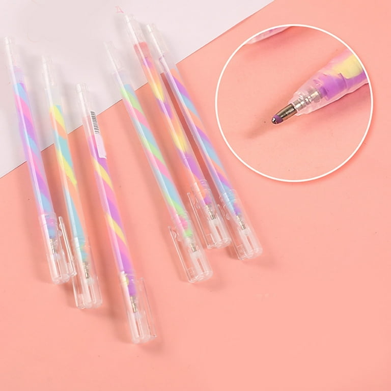 12-delige set schattige glinsterende uitwisbare gelpennen, multicolor 0