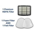 EnviroCare DLX Replacement Filters for Shark Navigator, 1 HEPA & 2