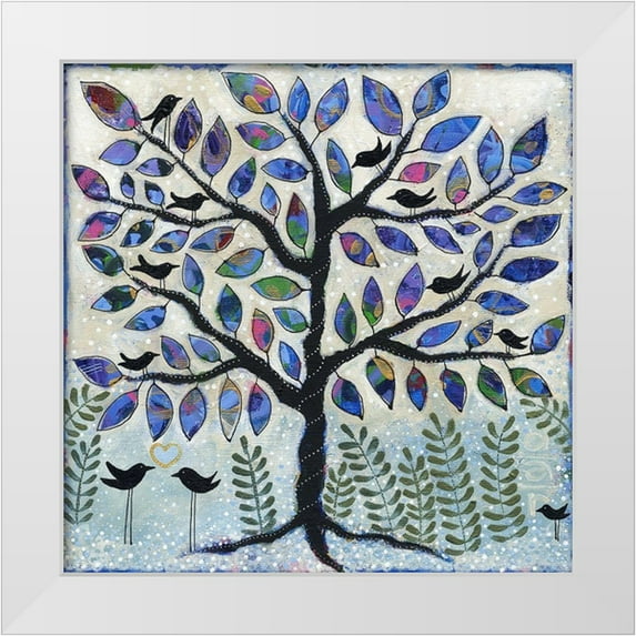 James, Dar 15x15 White Modern Wood Framed Museum Art Print Titled - Choose Love