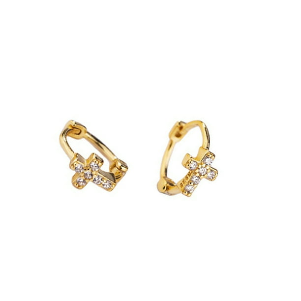 Sonducket 1 par de pendientes para mujer, pendientes cruzados, joyería para novia, citas, decoraciones para fiestas, regalo, accesorio de joyería Ropa, zapatos y accesorios Miscelánea Oro Sonducket AP016484-01