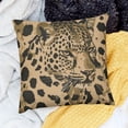 thumbnail image 2 of BANET Leopard Skin Throw Pillow Cover Decorative Square Pillowcase Throw Cushion Case for Bedroom, Living Room, Sofa, Couch and Bed 12x12in, 2 of 5